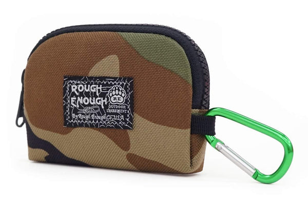 Best rough enough small mini minimalist mens wallet credit card holder coin purse change zipper pouch cash bag organizer earbuds case with keychain ring for business women boys girls travel school party