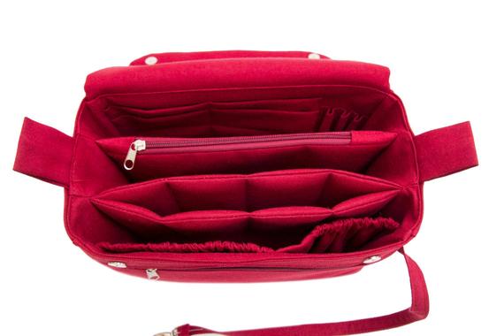 For "Mansur Gavriel Bag" Fabric Organizer, Purse Insert Organizer- World Wide Shipping 3-5 Days by SenamonBagOrganizer