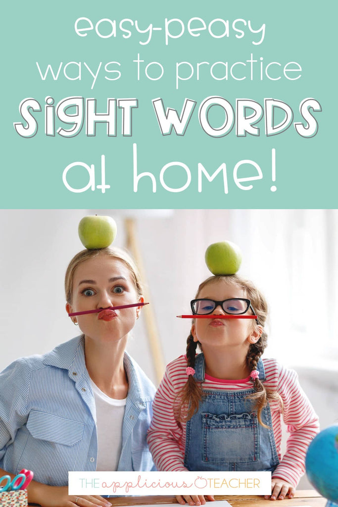 Easy Peasy Ways to Practice Sight Words at Home