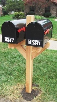 Delicious Double Mailbox Post