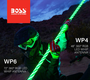 BOSS Audio Systems Adds New 360 Degree LED Whips to Powersports Line