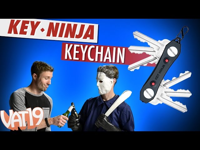 Eliminate your bulky keychain with the uber-functional Key Ninja