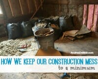 Comment on How We Keep Our Construction Mess to a Minimum by Eli Richardson
