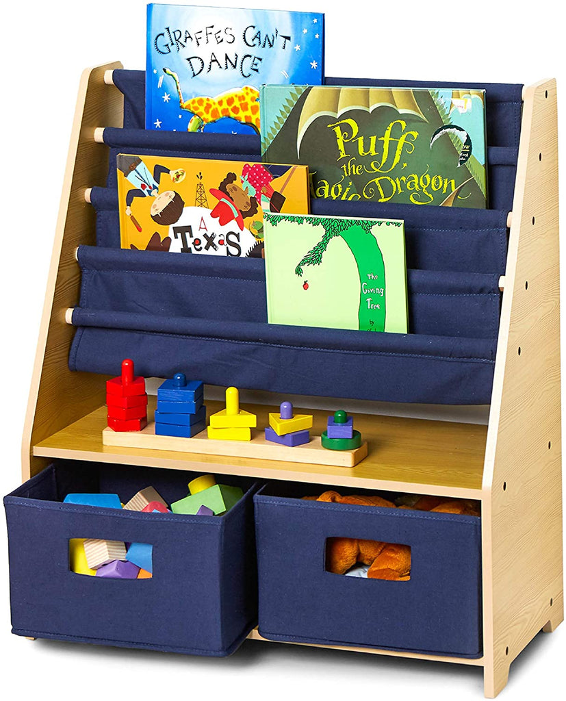 Wildkin Kids Canvas Sling Bookshelf with Storage – Only $59.99!