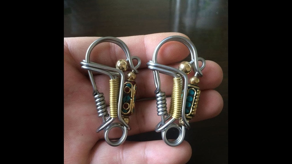 DIY Crafts - This to diy making a brass wirewrapping keychain! Buy Link: