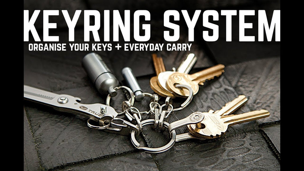 Keyring System is simply a better way to carry your keys and accessories around with you than a common split ring