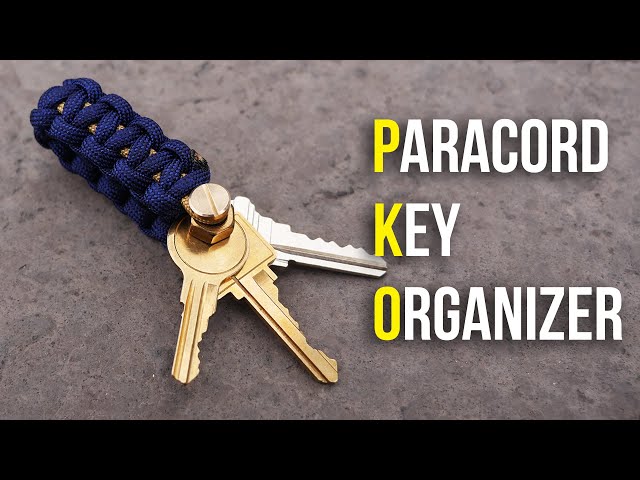 NEW and IMPROVED Paracord DIY Key Organizer | How To Make a Key Organizer Tutorial WOE Recommended Tools and More ...