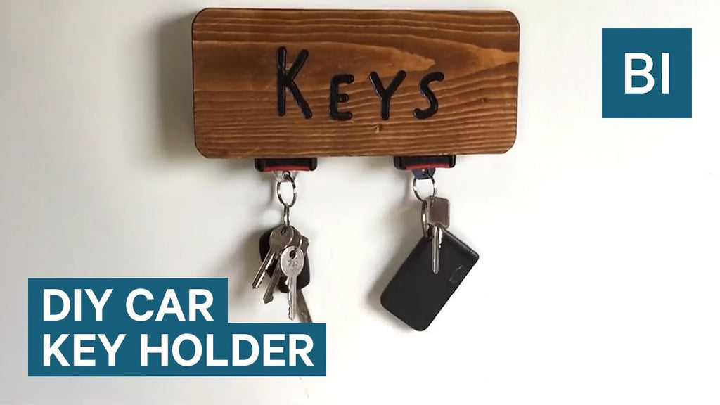 This DIY Seat Belt Key Holder Is For The Ultimate Car Fan by Business Insider (3 years ago)