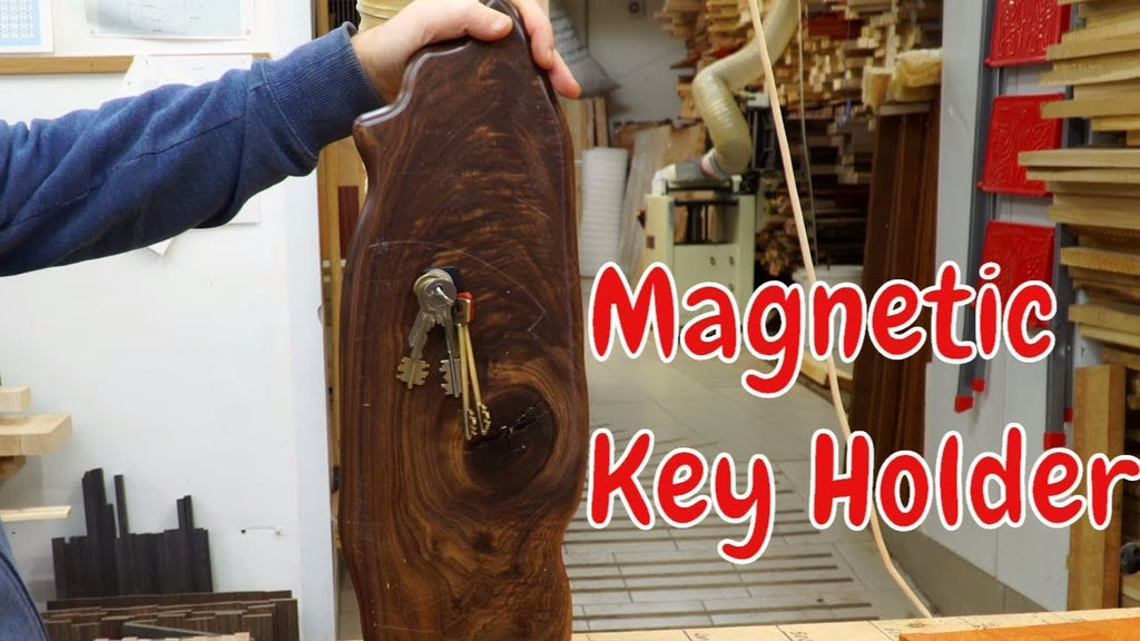 Magnetic key holder with an invisible mount by mtmwood (3 years ago)