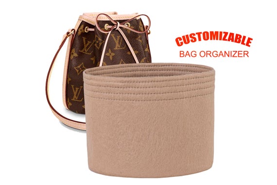 For "LV NANO NOÉ" bag insert organizer, Express Shipping by SenamonBagOrganizer