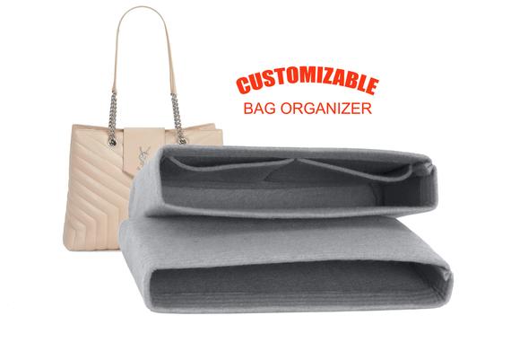 For Medium "SAINT LAURENT loulou in "Y" Matellase leather" bag organizer insert, Set of -2, bag liner, Express Shipping by SenamonBagOrganizer