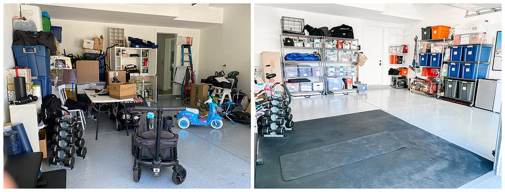 Our Garage, Home Gym + Emergency Storage