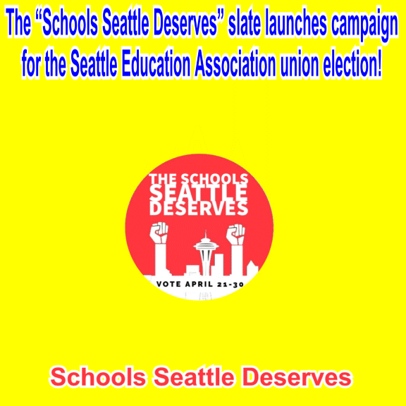 VIDEO: The Schools Seattle Deserves Press Conference–Vote for Jon Greenberg, Marquita Prinzing, and the full slate of social justice educators! – I AM AN EDUCATOR
