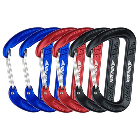 Shop here 12kn snag free wiregate carabiners set with pouch lightweight 7075 aluminum biners set of 4 6 best for hammocks clipping on camping accessories keychains and more