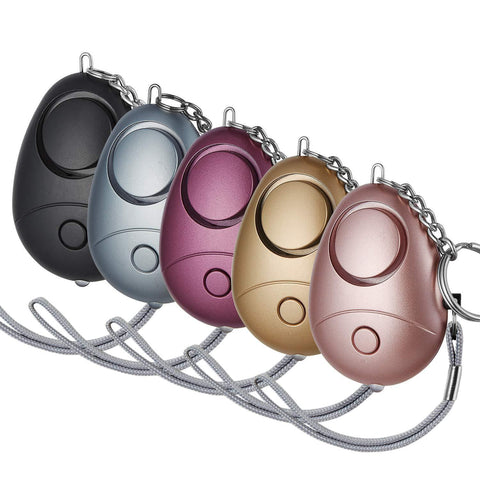 Results safesound personal alarm keychain 5 pack 130db personal security alarm with led lights emergency safety alarm for kids student women teen girls night workers elderly