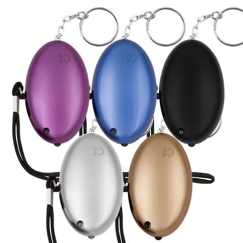 Selection kosin safe sound personal alarm 5 pack 140db personal security alarm keychain with led lights emergency safety alarm for women men children elderly