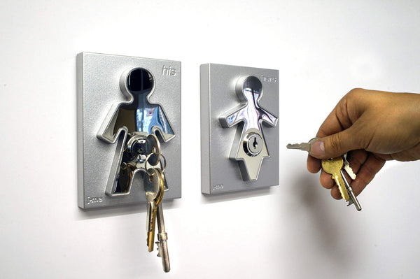 j-me his and Hers keyholders - Wall Mounted Key Organizer Will Ensure You Never Lose Your Keys Again