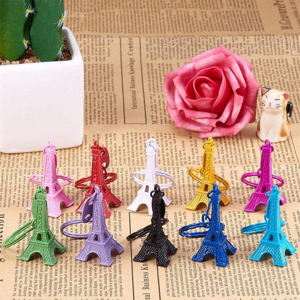 Discover the best nbeads 40 pcs mixed color retro alloy eiffel tower keychain split key ring keyring pendants accessories 49x21mm1 9x0 8