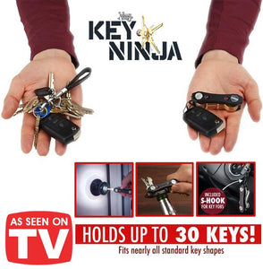 As Seen On TV Key Ninja Multifunctional Holder LED Lights Bottle Opener S Hook